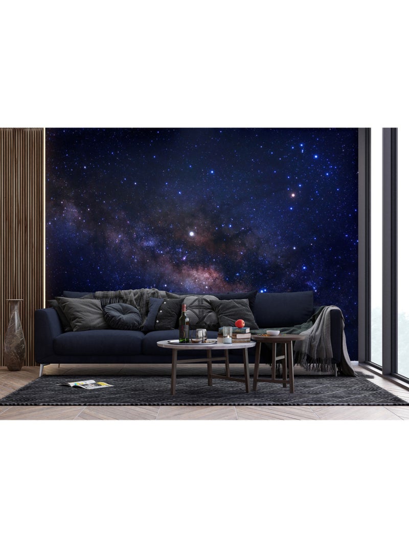 Papier peint intissé - Vue de la Voie lactée - 375x270 cm Multicolore - Kiabi