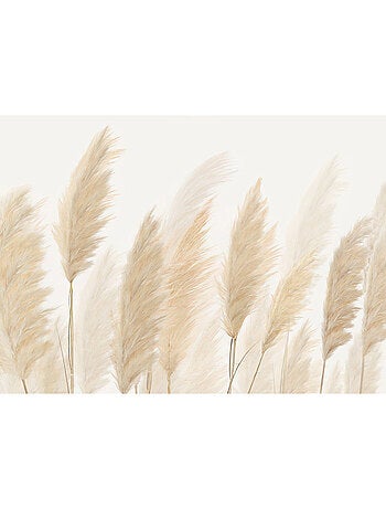Papier peint intissé arbres dans le vent couleur sable 375 x 270 cm