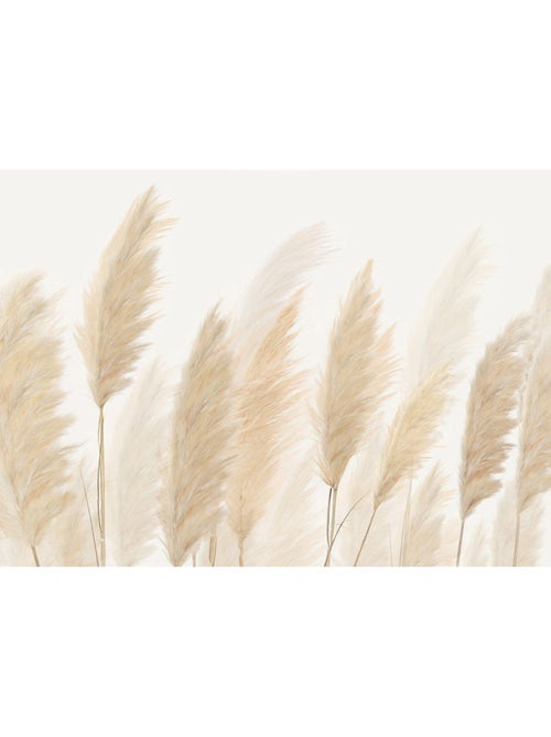 Papier peint intissé arbres dans le vent couleur sable 375 x 270 cm - Kiabi