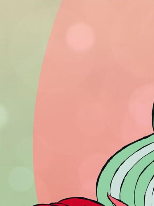 Papier Peint Intissé Ariel La petite sirène Disney 200 cm x 280 cm - Kiabi