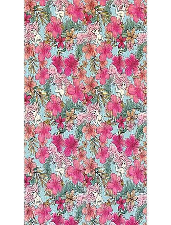 Papier peint intissé Ariel la petite Sirène Motif floral Pastel Disney 200 X 280 CM