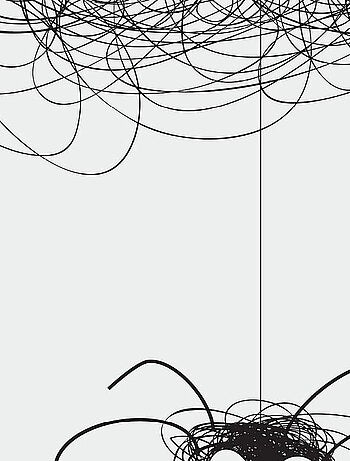 Papier peint intissé auto-adhésif rond Thème petite araignée mignonne - 70 x 70 cm