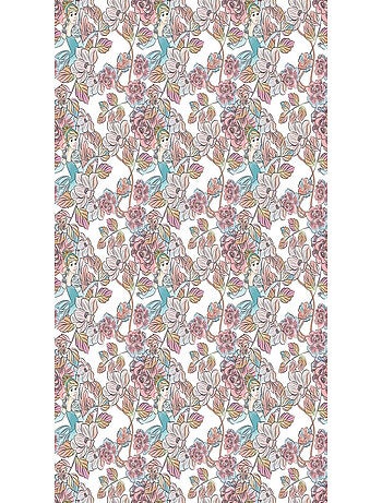 Papier peint intissé Cendrillon Motif floral Disney 200 X 280 CM