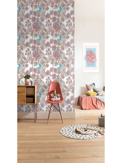 Papier peint intissé Cendrillon Motif floral Disney 200 X 280 CM - Kiabi