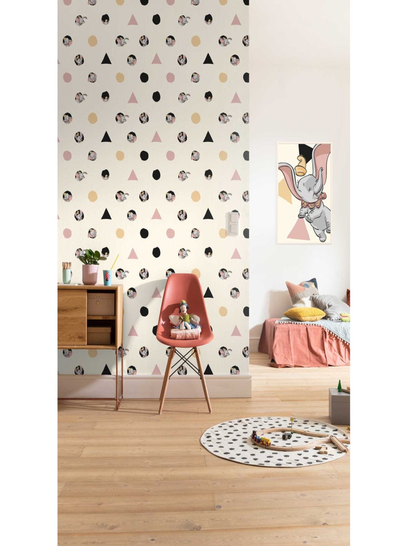 Papier peint intissé Chambre bebe Dumbo L'elephant Disney 200 X 280 CM Noir Noir - Kiabi