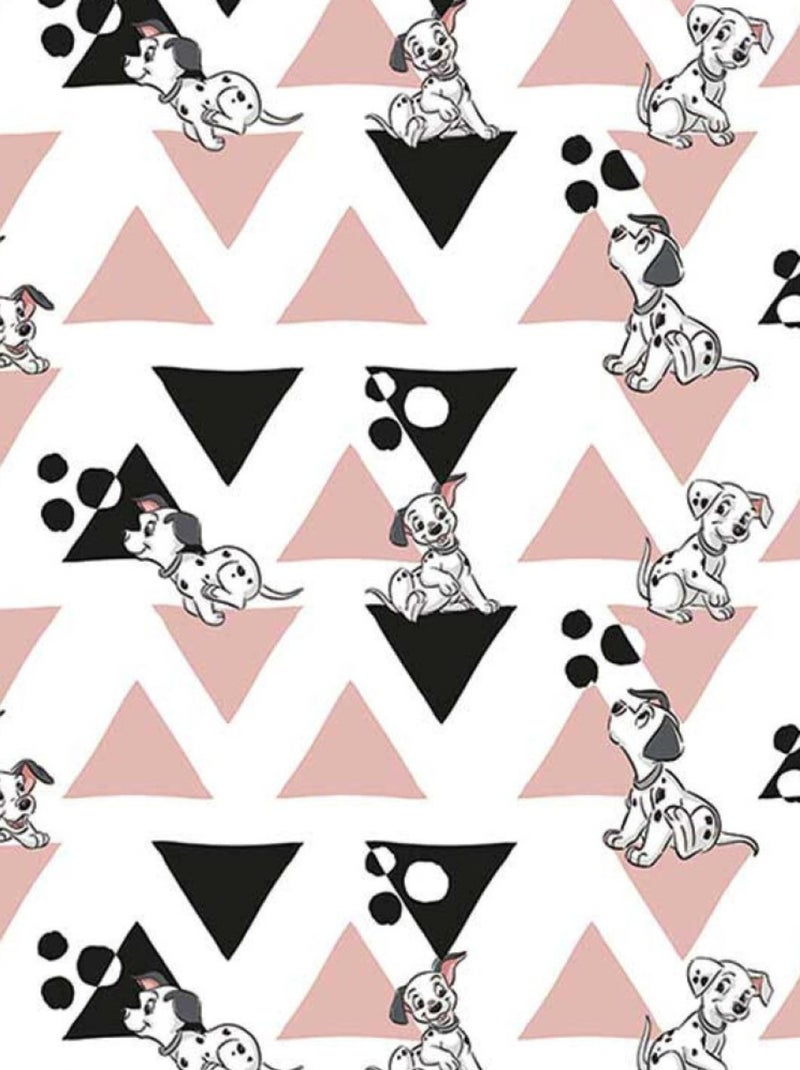 Papier peint intissé Chambre bebe Les 101 Dalmatiens Disney 200 X 280 CM Noir Noir - Kiabi