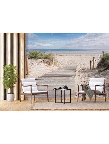 Papier peint intissé chemin de plage ensoleillée 375 x 270 cm