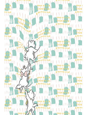 Papier Peint intissé Disney - Les Aristochats 250 cm x 280 cm