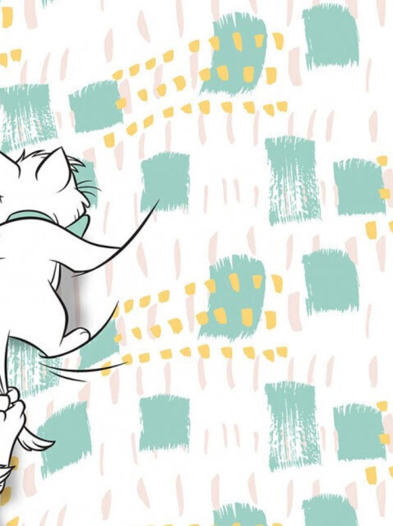 Papier Peint intissé Disney - Les Aristochats 250 cm x 280 cm Multicolore - Kiabi