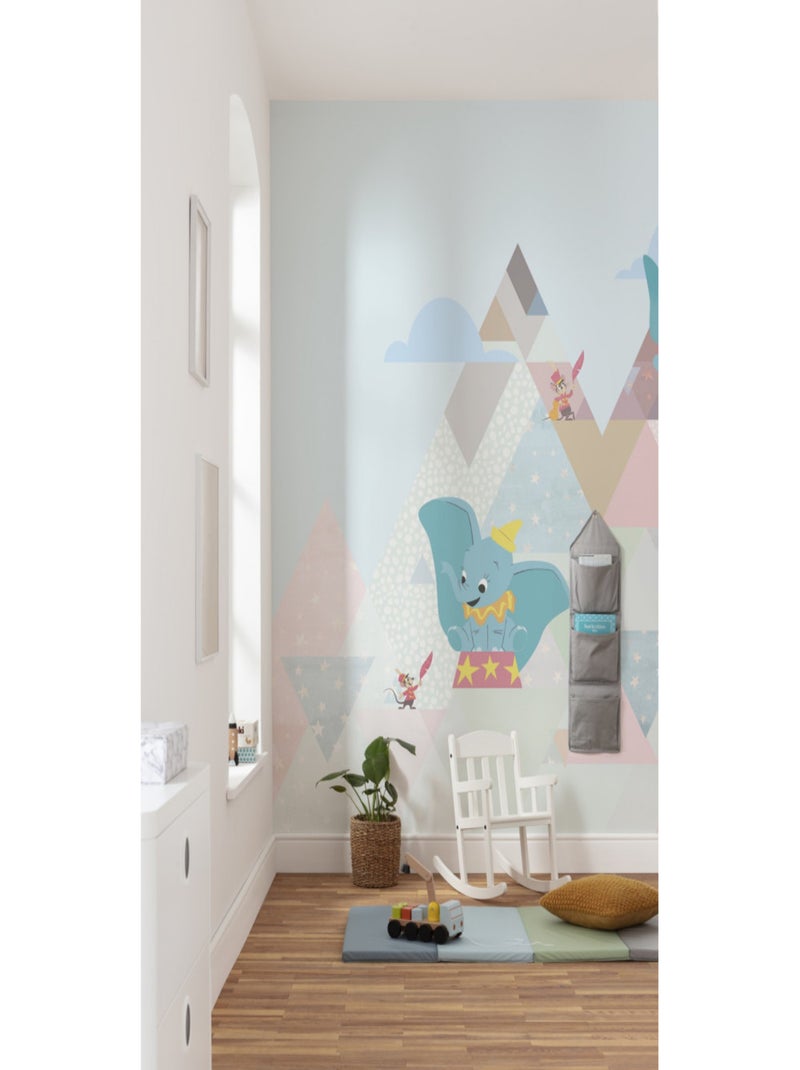 Papier Peint intissé Disney Dumbo 300 cm x 280 cm Multicolore - Kiabi