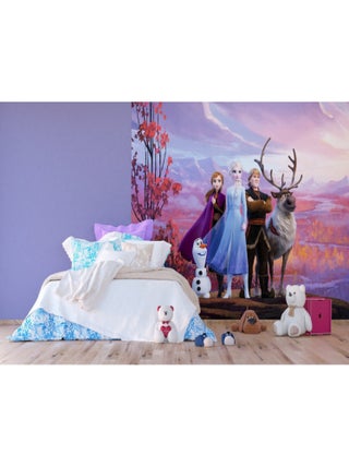 Papier Peint Intissé Disney La Reine des Neiges 2 - modèle dans la forêt 360 cm x 270 cm