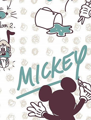 Papier Peint intissé Disney Mickey Mouse et ses amis 350 cm x 280 cm