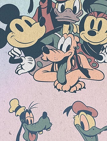 Papier Peint intissé Disney Mickey Mouse et ses amis vintage 300 cm x 280 cm