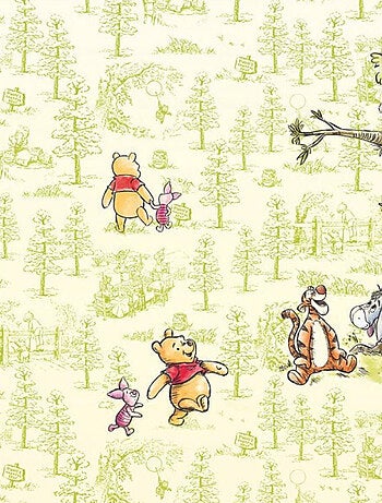 Papier Peint intissé Disney Winnie l'ourson et ses amis 300 cm x 280 cm