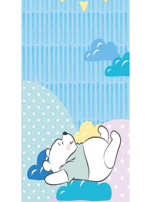 Papier Peint intissé Disney Winnie l'ourson fait la sieste 100 cm x 280 cm - Kiabi