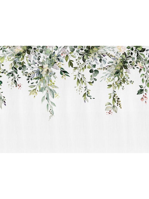 Papier peint intissé feuilles tombantes 375 x 270 cm - Kiabi