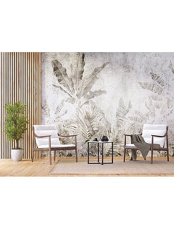 Papier peint intissé feuilles tropicales 375 x 270 cm