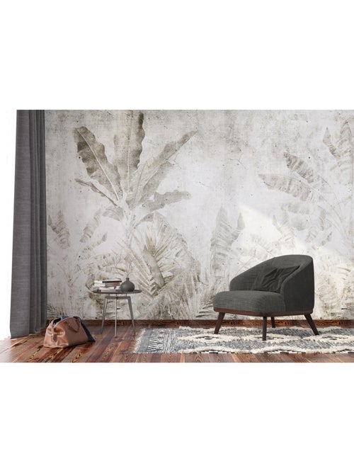 Papier peint intissé feuilles tropicales 375 x 270 cm - Kiabi