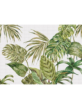 Papier peint intissé feuilles tropicales 375 x 270 cm