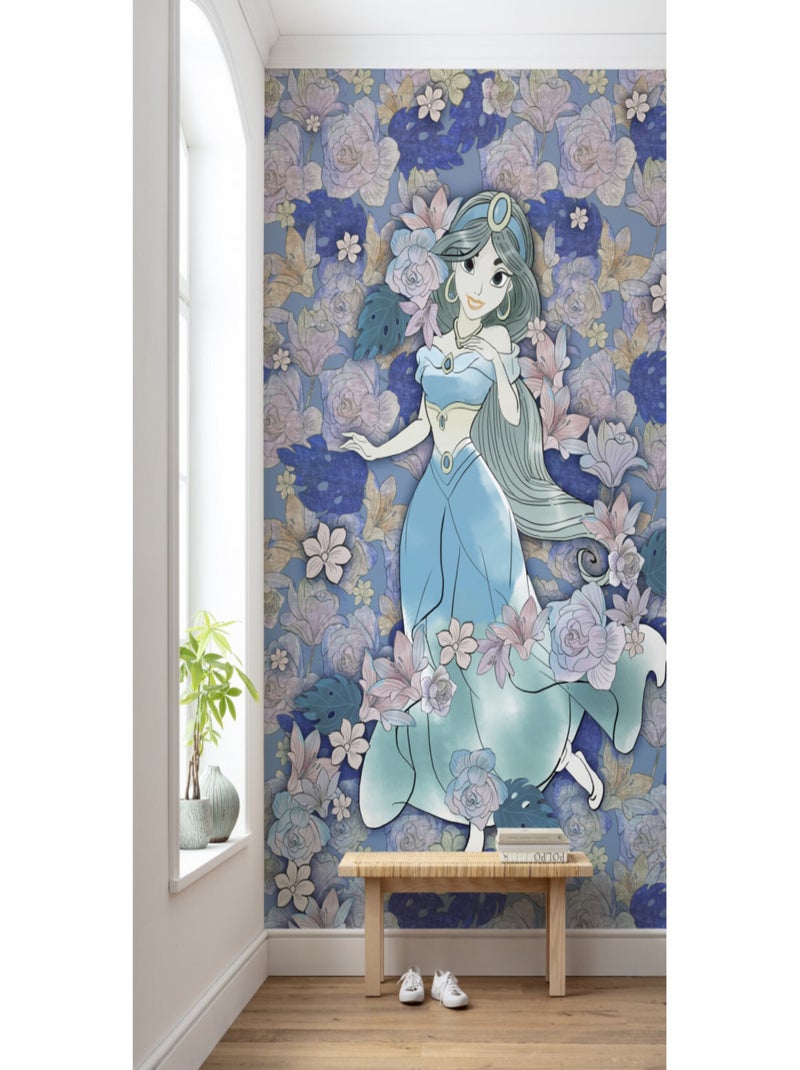 Papier Peint Intissé Jasmine d'Aladdin de Disney 200 cm x 280 cm Multicolore - Kiabi