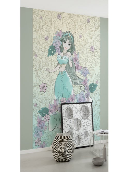Papier Peint Intissé Jasmine pastel d'Aladdin de Disney 200 cm x 280 cm - Kiabi