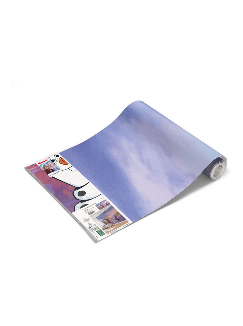 Papier Peint Intissé La Reine des Neiges Disney Forêt d'automne 400 cm x 280 cm Multicolore - Kiabi
