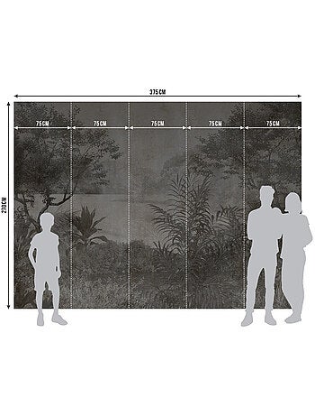 Papier peint intissé lac et végétation 375 x 270 cm