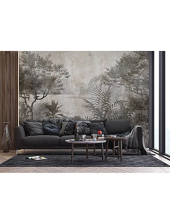 Papier peint intissé lac et végétation 375 x 270 cm