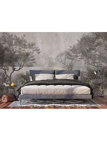 Papier peint intissé lac et végétation 375 x 270 cm