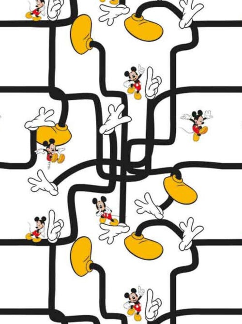 Papier peint intissé Le Labyrinthe de Mickey Mouse Disney 200 X 280 CM - Kiabi