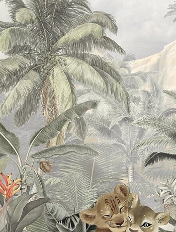 Papier Peint Intissé Le Roi Lion Disney Jungle 300 cm x 280 cm