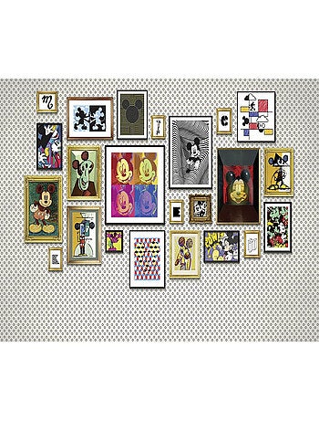 Papier Peint intissé panoramique Mickey Art Collection Disney vue dans des cadres 400X250CM