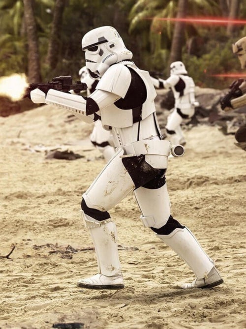 Papier Peint intissé panoramique Rogue One : La bataille impériale II - Star Wars 400X250CM - Kiabi