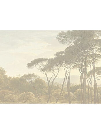 Papier peint intissé pinède sépia 375 x 270 cm