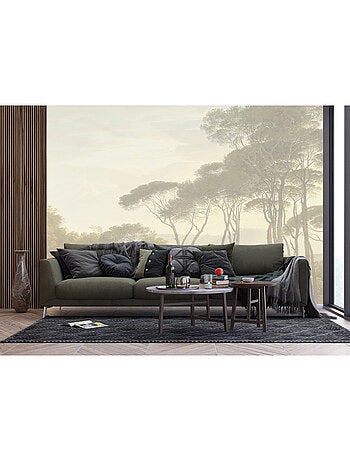 Papier peint intissé pinède sépia 375 x 270 cm