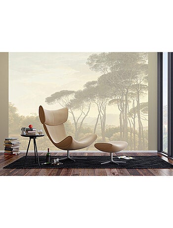 Papier peint intissé pinède sépia 375 x 270 cm