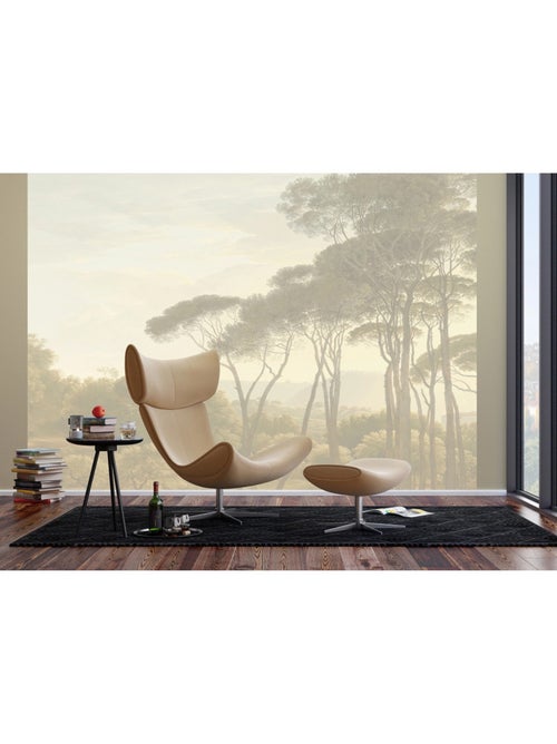 Papier peint intissé pinède sépia 375 x 270 cm - Kiabi