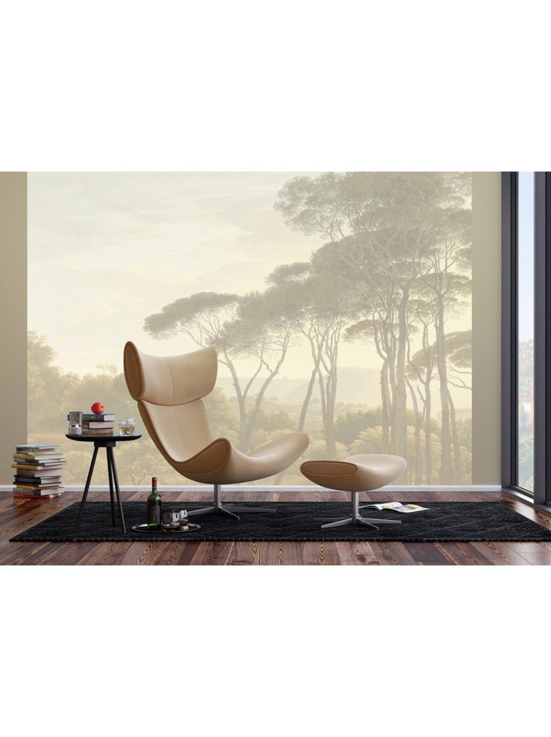 Papier peint intissé pinède sépia 375 x 270 cm Gris - Kiabi