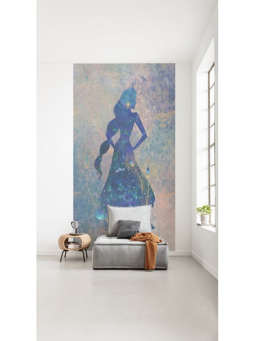 Papier Peint Intissé silouhette de Jasmine d'Aladdin de Disney 200 cm x 280 cm - Kiabi