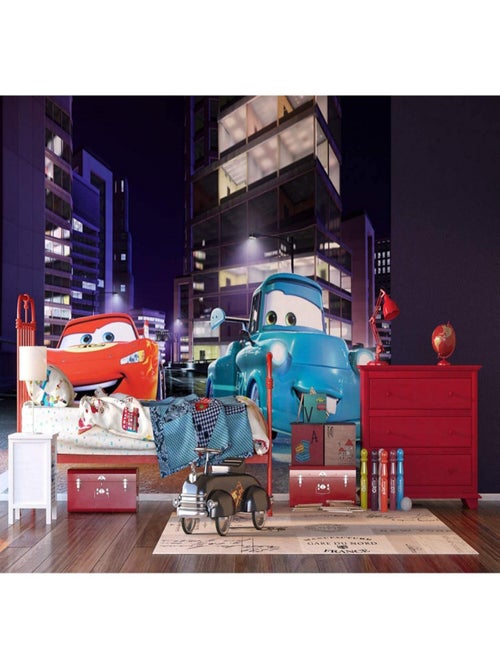 Papier peint intisse XXL Cars et ses Amis Disney 360X270 CM - Kiabi