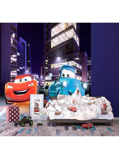 Papier peint intisse XXL Cars et ses Amis Disney 360X270 CM - Kiabi