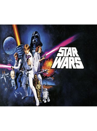 Papier Peint intissé XXL panoramique motif classique 1 - Star Wars premiers épisodes 400X250CM
