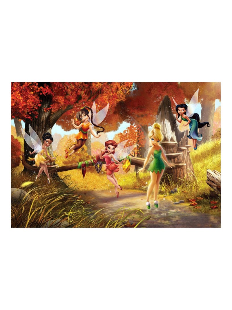 Papier peint La Forêt d’automne Disney Fairies 360X254 CM Multicolore - Kiabi