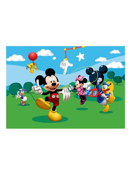 Papier peint La Maison de Mickey Disney 360X254 CM - Kiabi