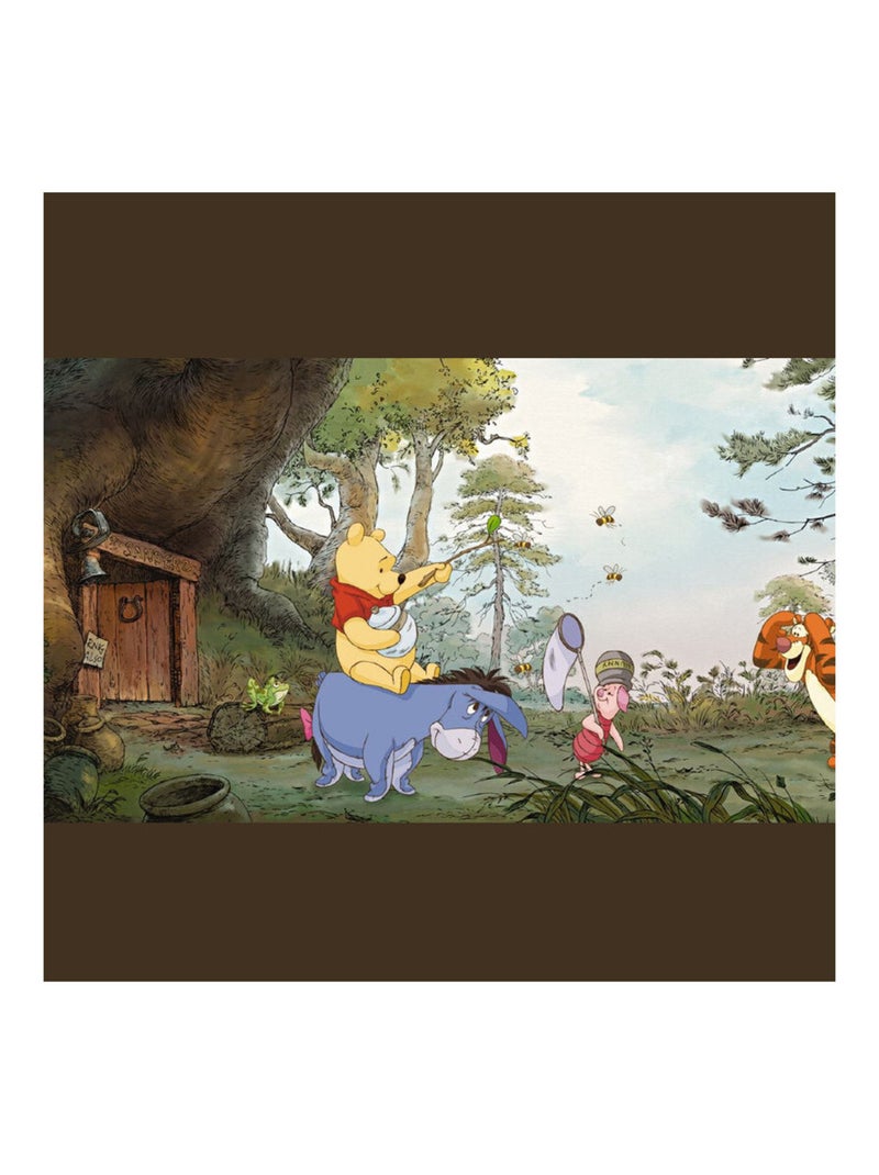 Papier peint la maison de Winnie Disney 368X127 CM Multicolore - Kiabi