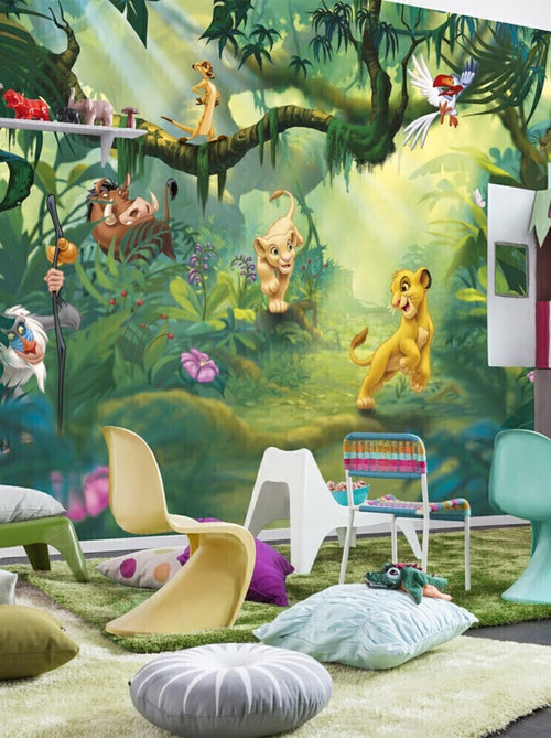 Papier peint Le Roi Lion Disney 368X254 CM - Kiabi
