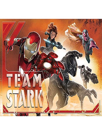 Papier peint M Iron Man Team Marvel intisse155X115 CM