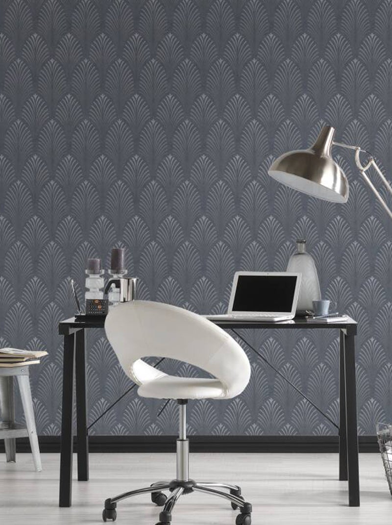 Papier peint majestic Gris - Kiabi