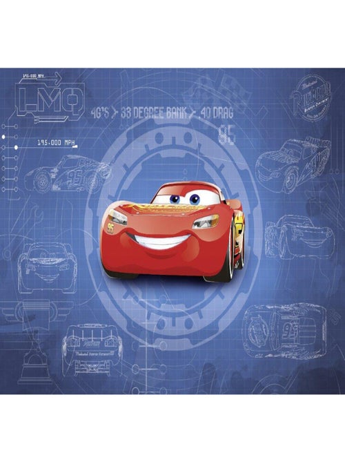 Papier peint mural Cars Disney BleuPrint 254x368 CM - Kiabi