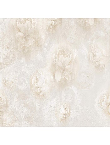 Papier peint mural intisse Fleurs blanches 360x270 cm